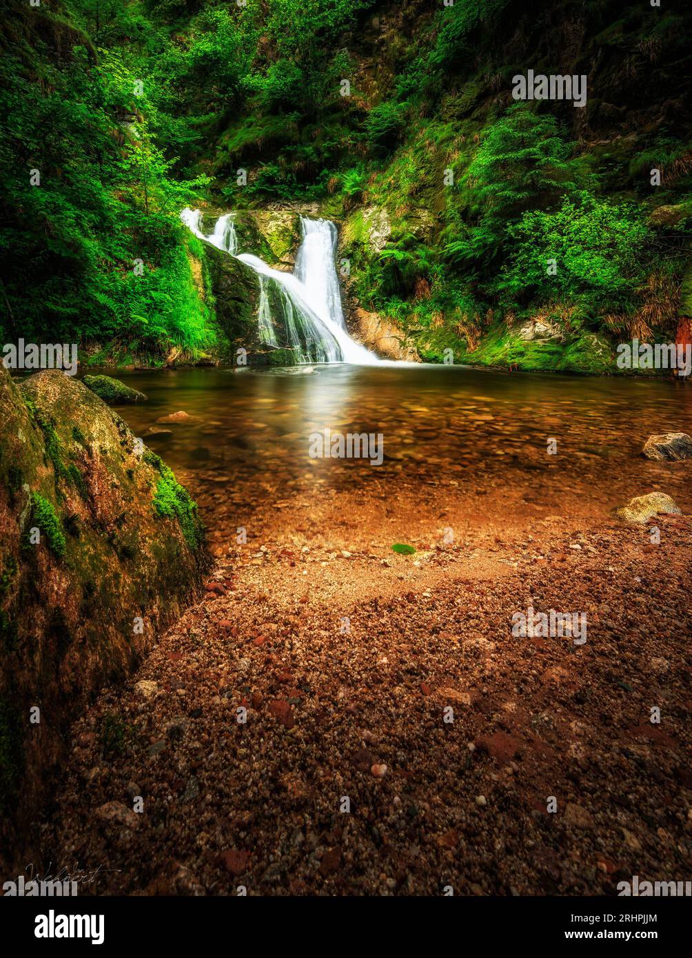 The All Saints Waterfalls, a paradise in the Black Forest Stock Photo ...