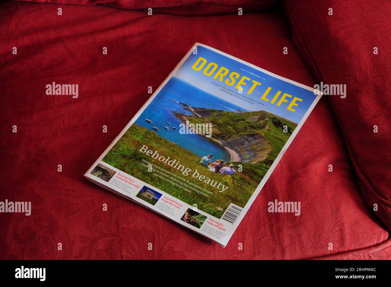 Dorset Life county magazine covering history, business, natural history and life style Stock Photo