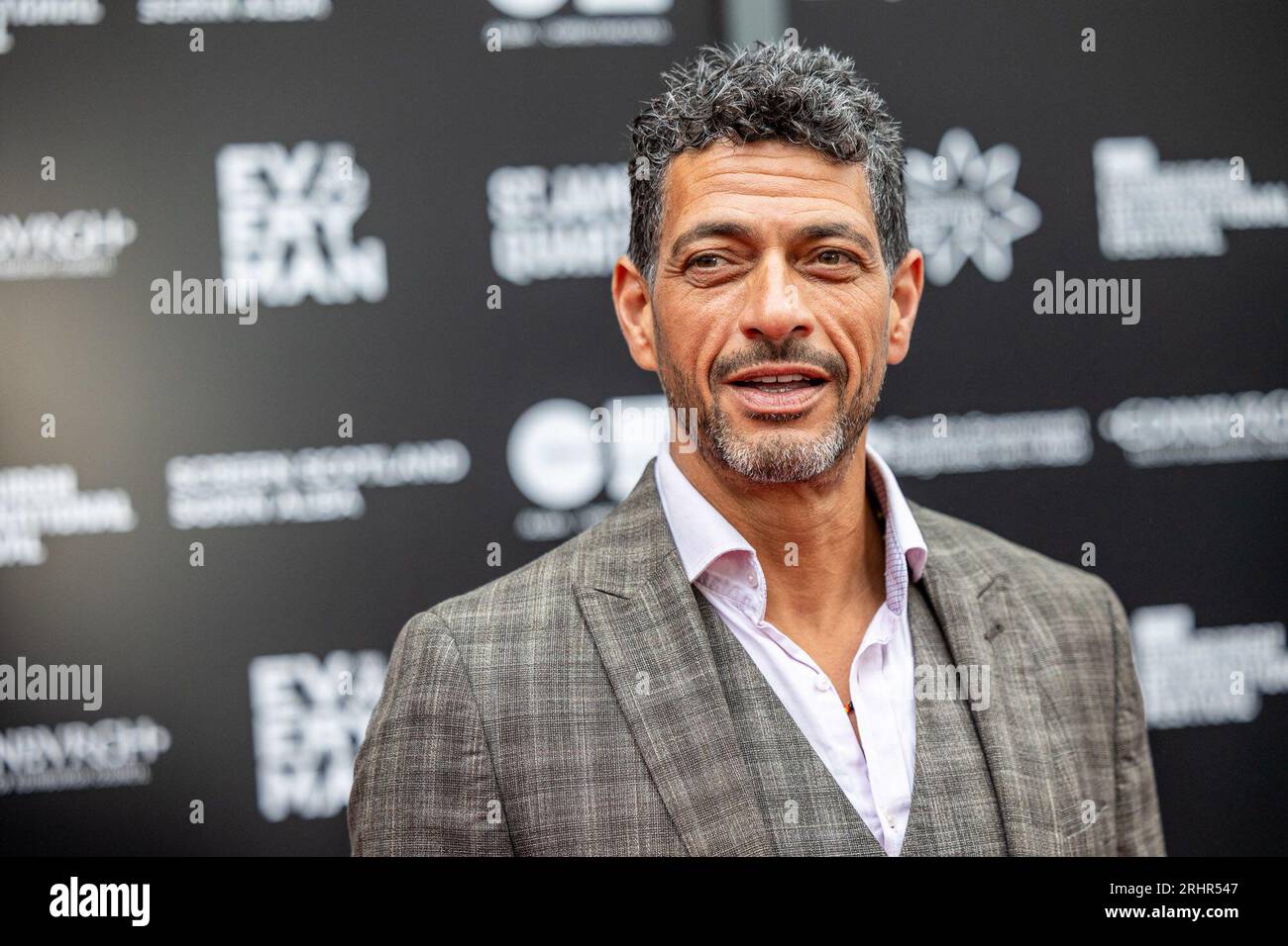 Edinburgh, United Kingdom. 18 August, 2023 Pictured: Derek Horsham. The Edinburgh International Film Festival opens with the world premiere of Silent Roar, the debut feature from Scottish writer and director Johnny Barrington.. Credit: Rich Dyson/Alamy Live News Stock Photo