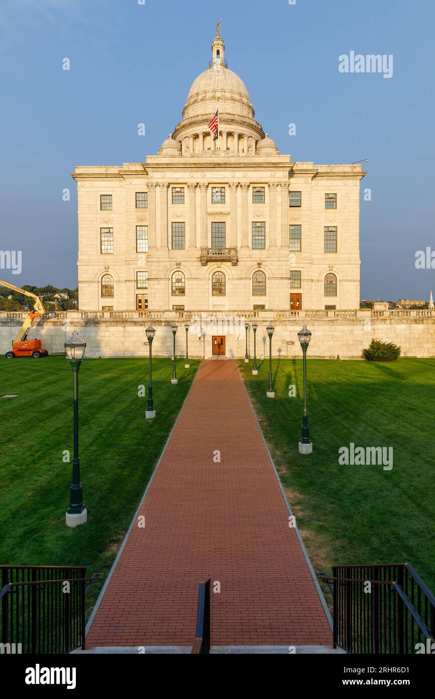 Rhode Island State House, McKim Meade and White, 1903, Providence, Rhode Island, USA. Stock Photo