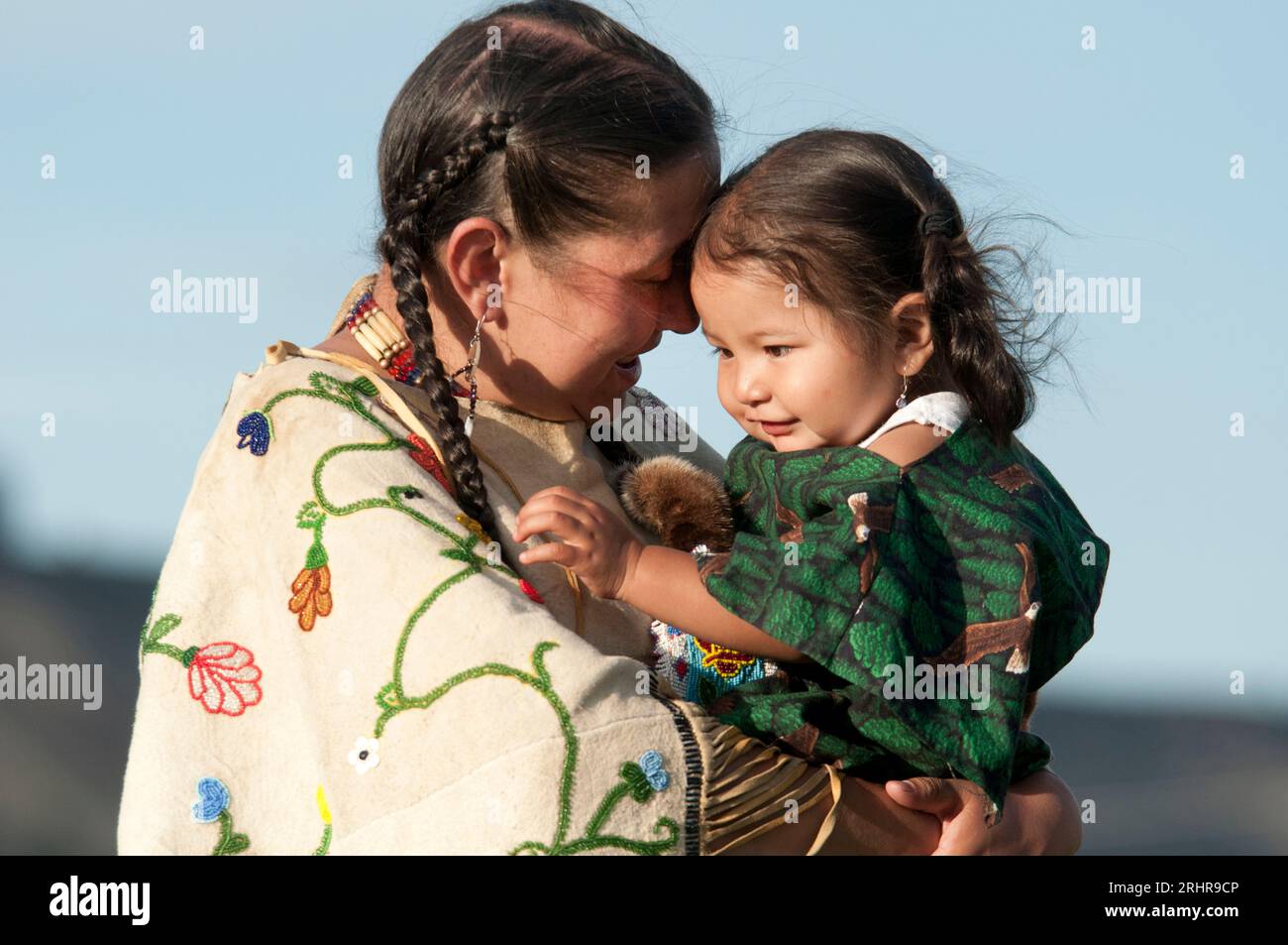 USA, Oregon, Warm Springs; Indian Reservation; Treaty Days; Indian Pow ...