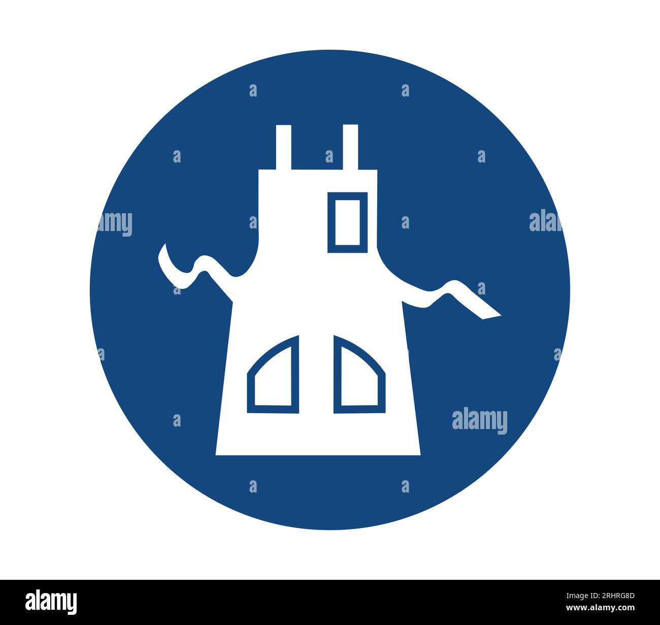 Apron Mandatory Safety Sign Stock Vector Image & Art Alamy