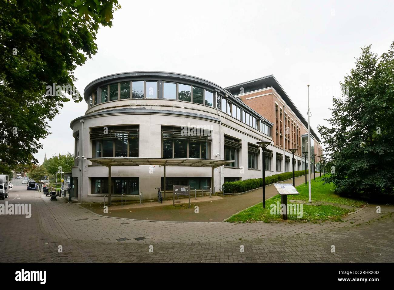 Dorset Council Library and Learning Centre at South Walks House, Dorchester, Dorset, UK. Stock Photo