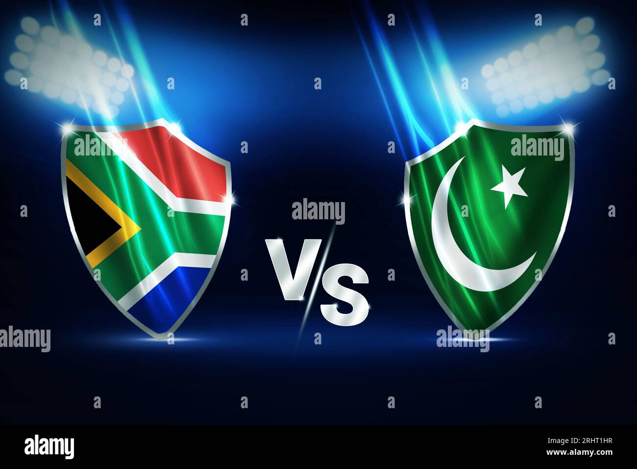 South Africa Vs Pakistan Cricket Match Fixture Championship Background 