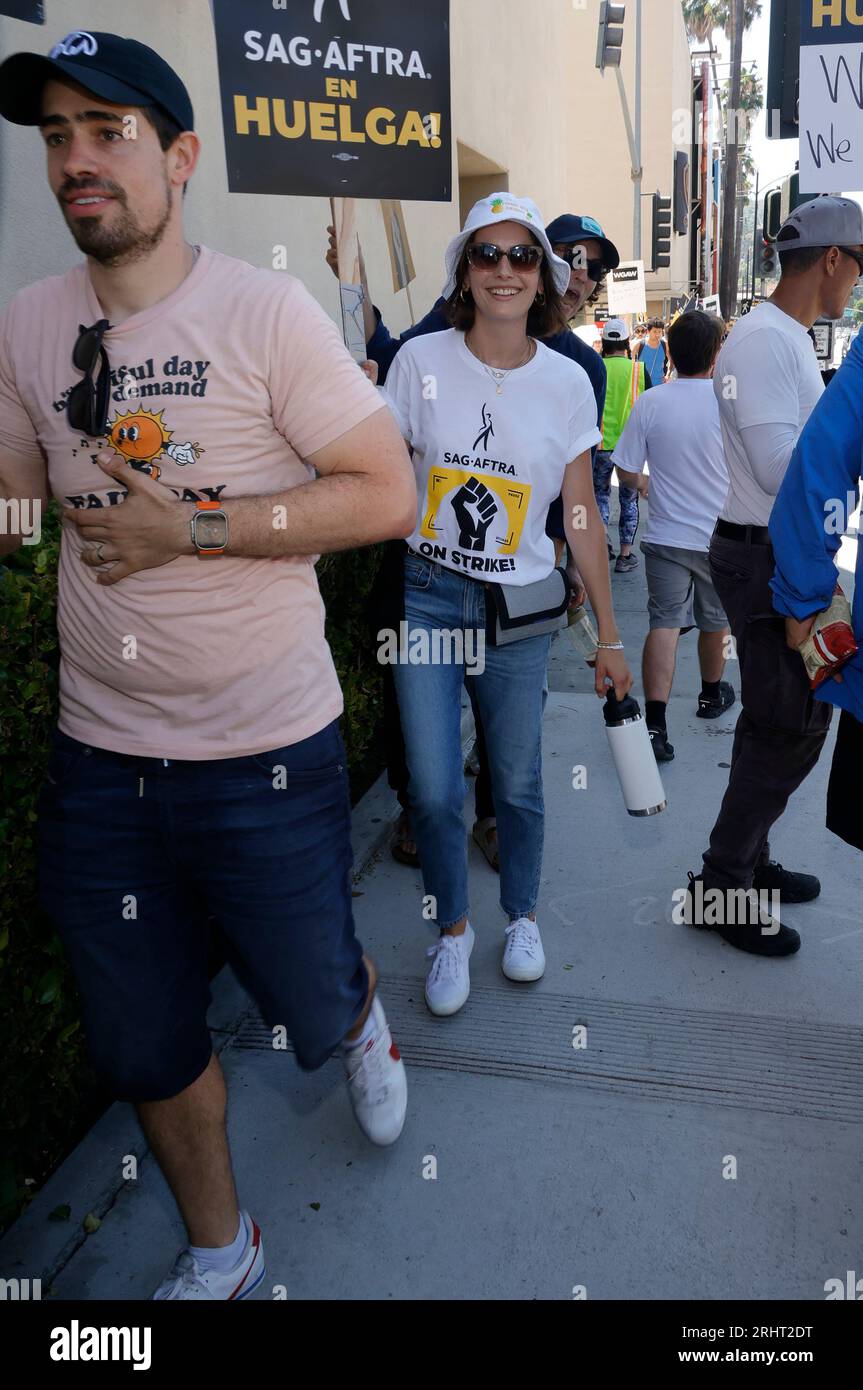 Burbank, Ca. 18th Aug, 2023. Camilla Belle at the SAG-AFTRA and WGA