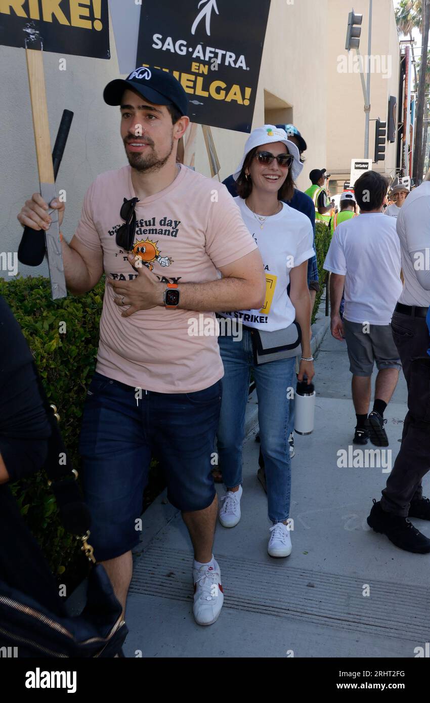 Burbank, Ca. 18th Aug, 2023. Camilla Belle at the SAG-AFTRA and WGA