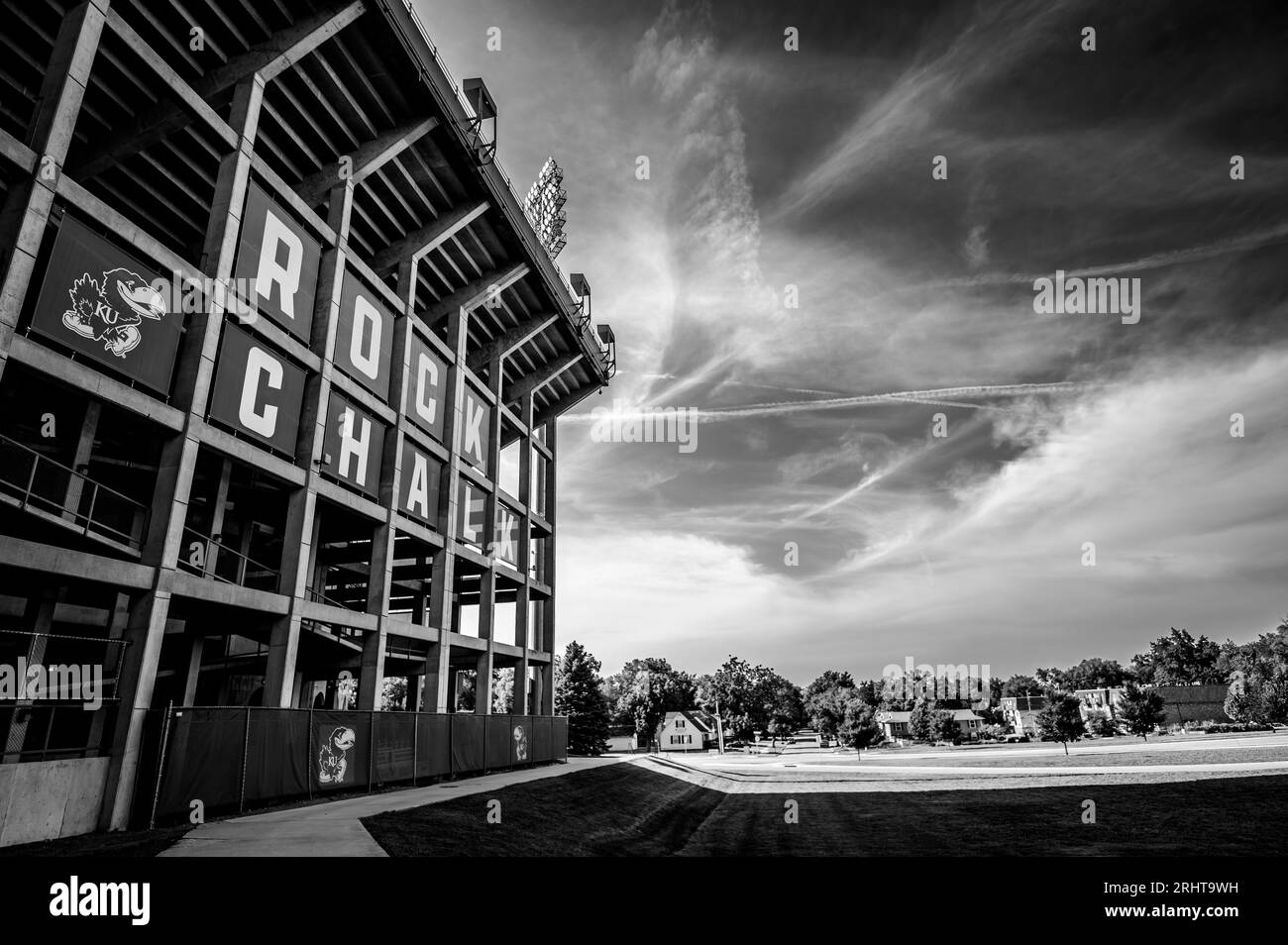 Lawrence, Kansas 7.2023 Sign on the side of the David Booth