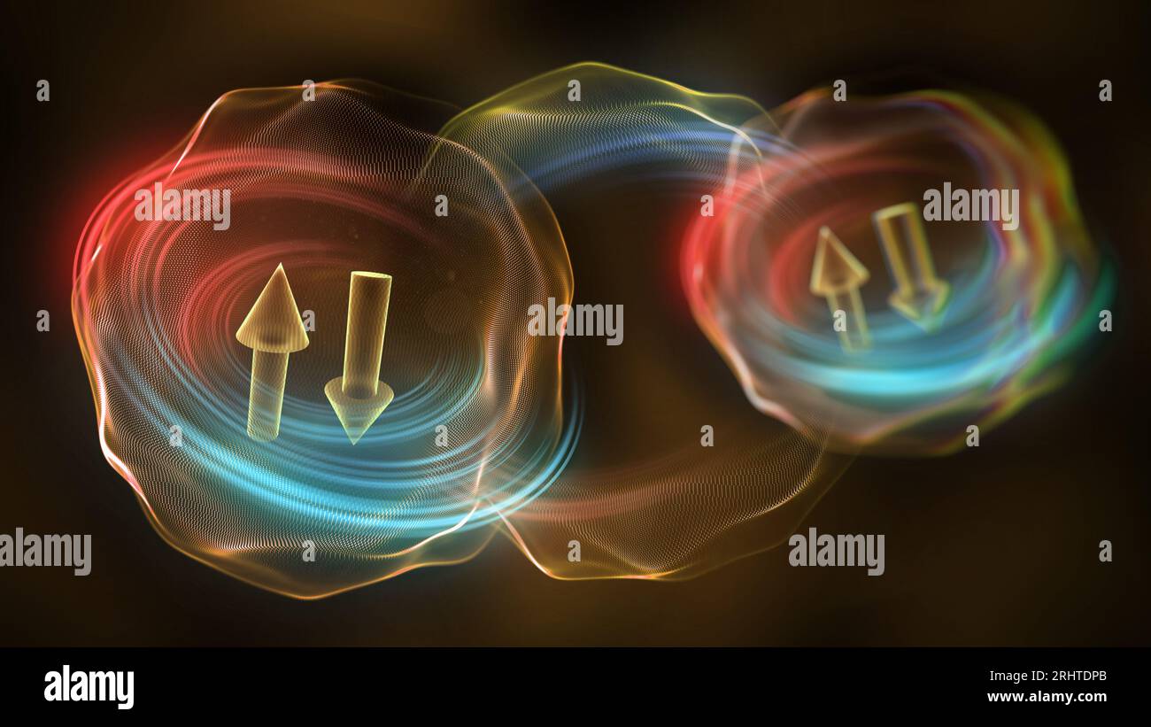 Spintronics, conceptual illustration Stock Photo - Alamy