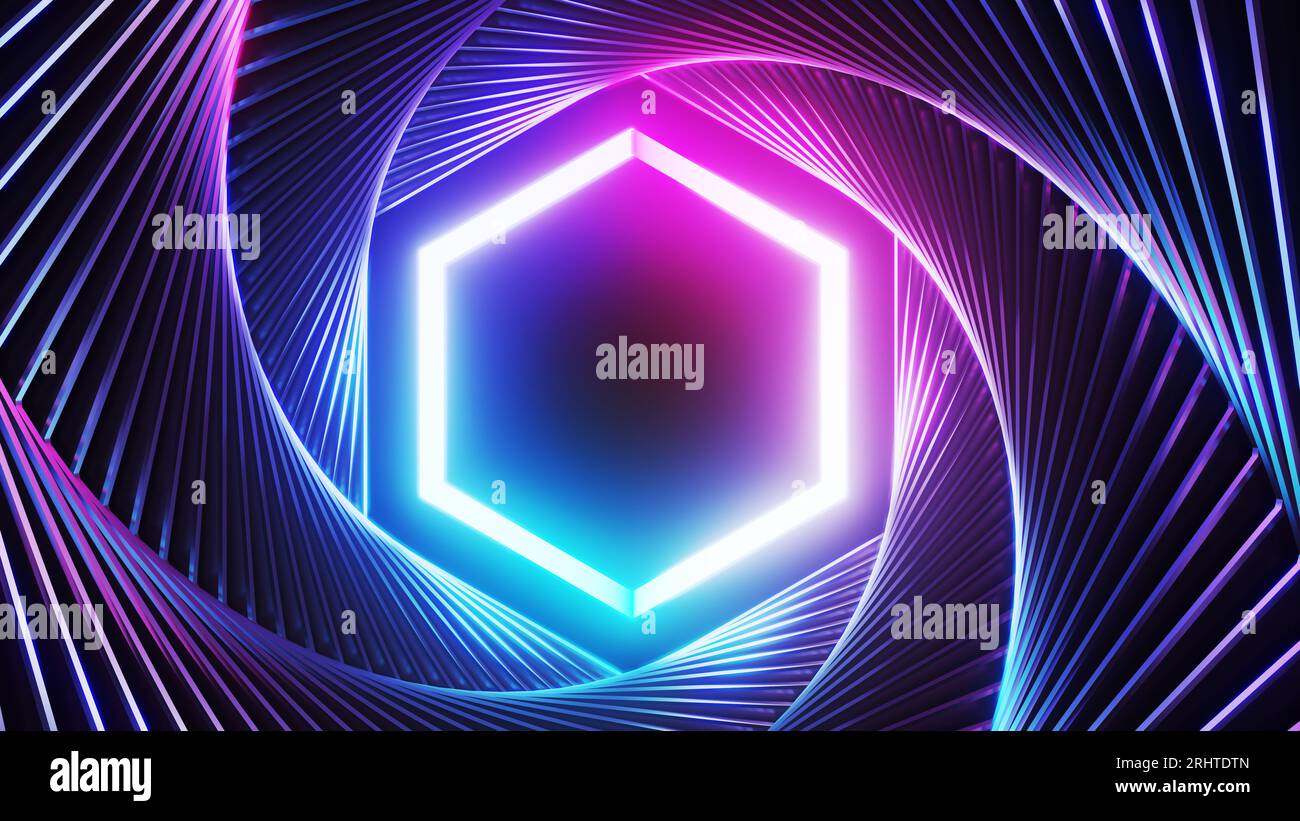 Abstract neon illustration Stock Photo - Alamy