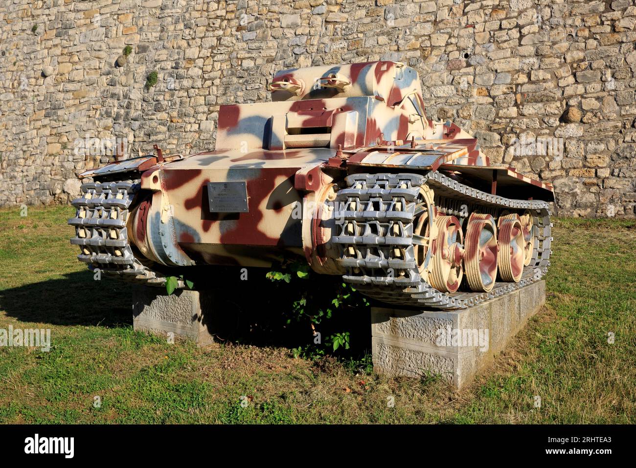 The German Panzerkampfwagen I Ausf. F also known as the VK 18.01 (1942) at the Military Museum in Belgrade, Serbia Stock Photo