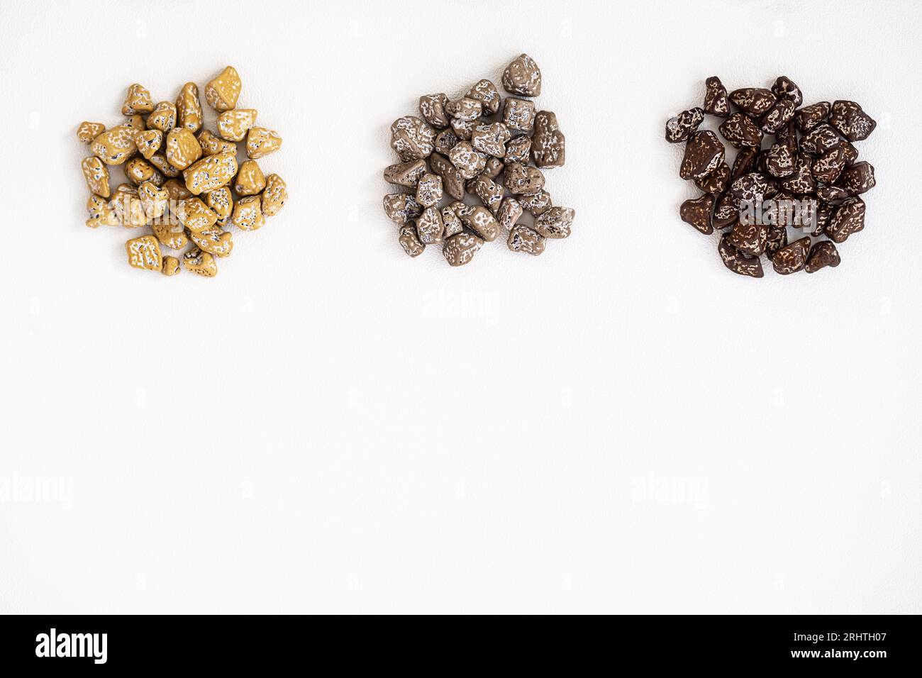 Chocolates pebble. Chocolate candies shaped rock Stock Photo - Alamy