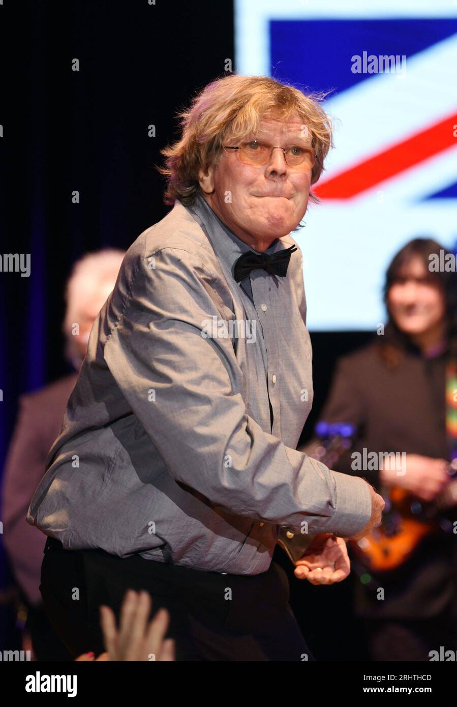 Hiawassee, GA, USA. 18th Aug, 2023. Peter Noone on stage for Peter Noone in Concert at Georgia Mountain Fairgrounds, Anderson Music Hall, Hiawassee, GA August 18, 2023. Credit: Derek Storm/Everett Collection/Alamy Live News Stock Photo