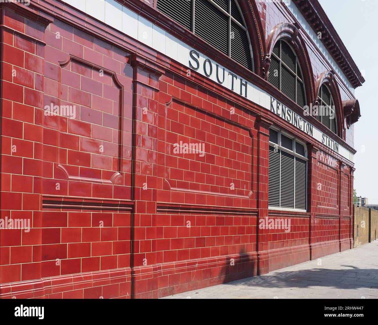 South Kensington tube station in London, UK Stock Photo Alamy