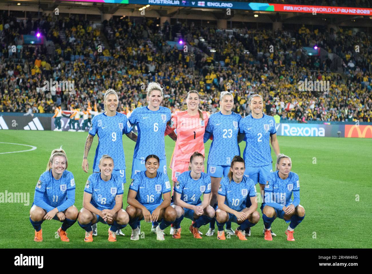 20230816 England Women's team photo v Australia at FIFA Women's World Cup 2023 Stock Photo