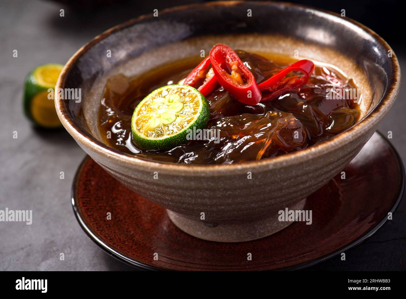 old vinegar jellyfish, Japanese food.appetizer,It's very popular in