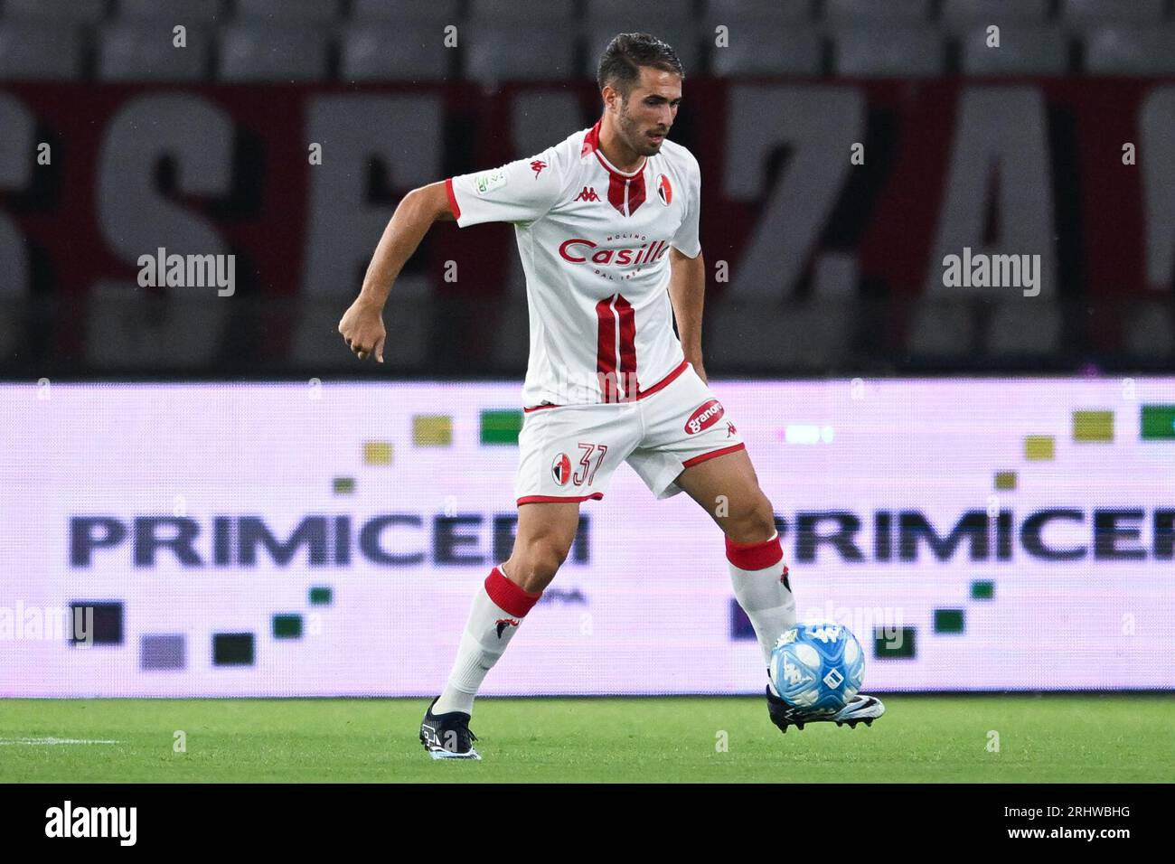 Giacomo Ricci Bari, Italy. 18 August, 2023: Giacomo Ricci of Bari in action during ...