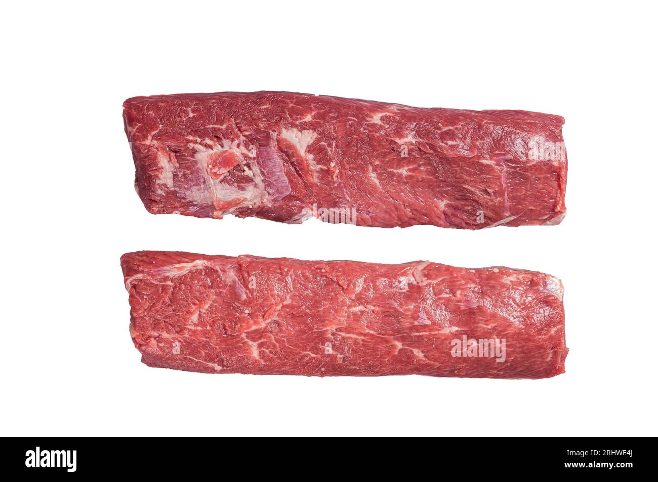 Raw lamb tenderloin Fillet, Mutton Sirloin Meat on butcher table. High