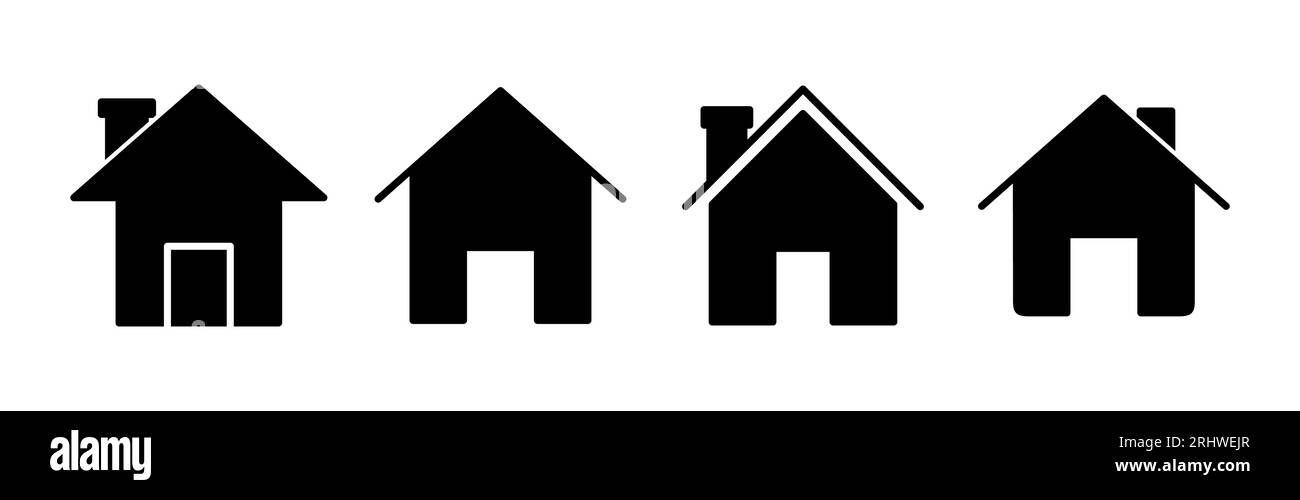 Home icon vector. House vector icon Stock Vector Image & Art - Alamy