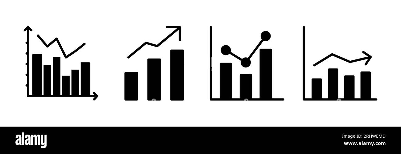 Growing graph Icon vector. Chart icon. Graph Icon Stock Vector Image ...