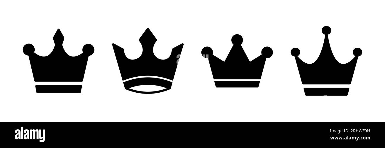 Crown Icon vector. Crown symbol for web site design Stock Vector Image ...