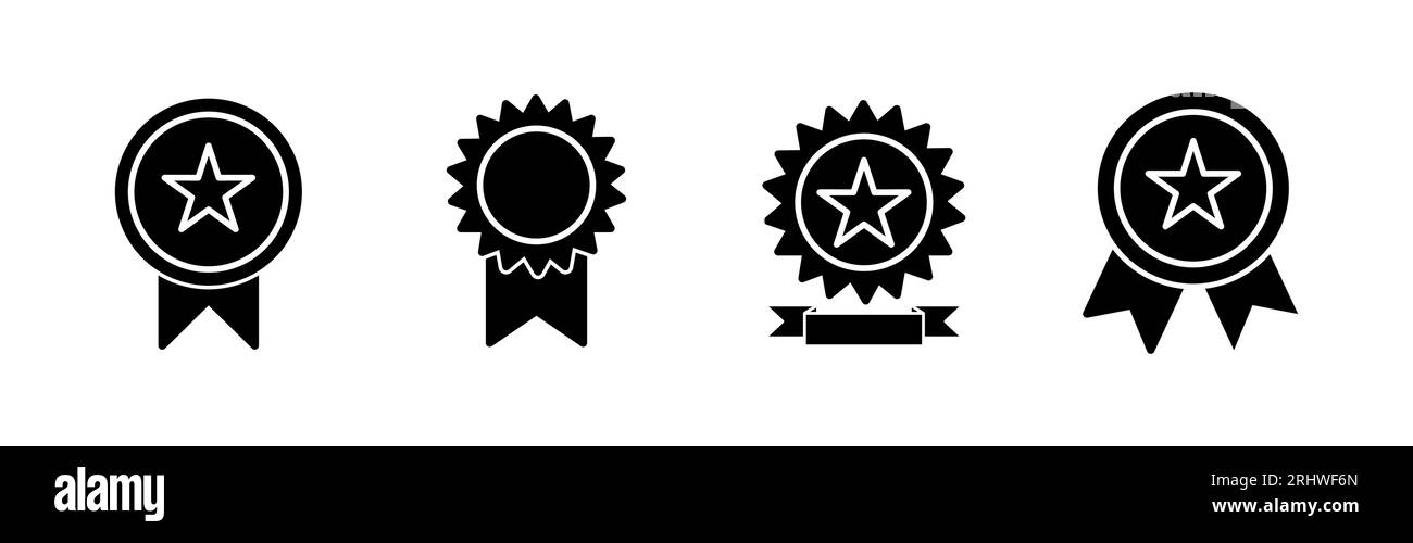 Achieve icon vector. medal icon vector. award. Certificate. approved ...