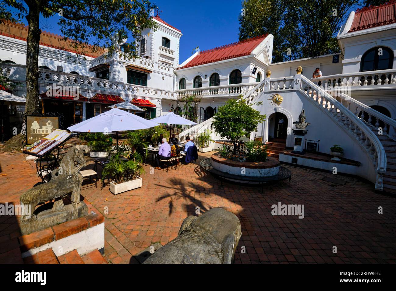Nepal, Katmandou, Hotel, Baber Mahal Vilas Stock Photo - Alamy