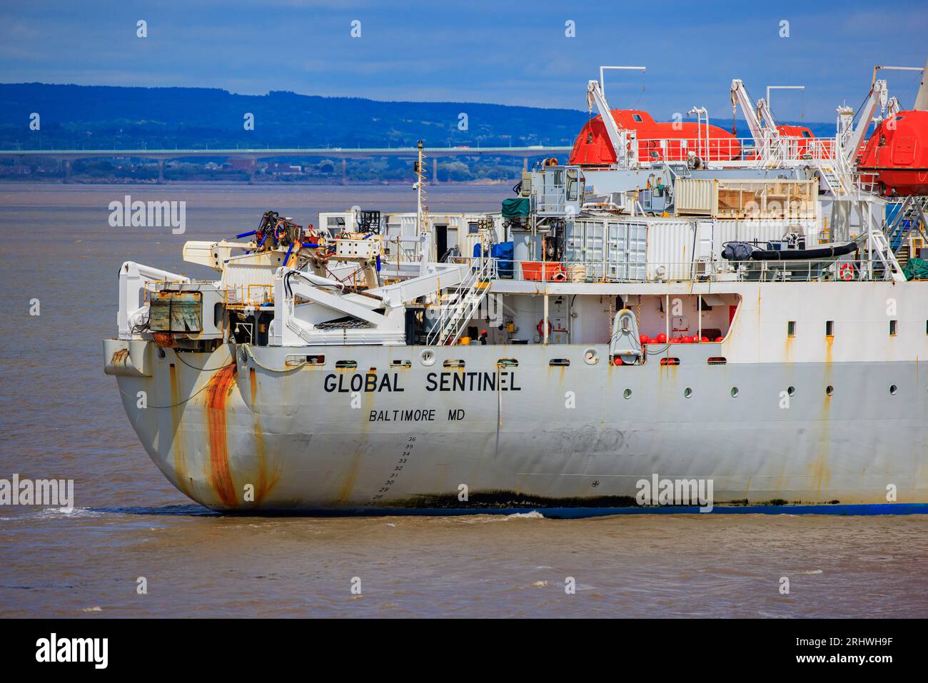 USA government cable laying vessel Global Sentinel Stock Photo Alamy