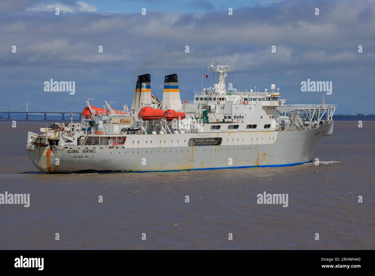 USA government cable laying vessel Global Sentinel Stock Photo Alamy