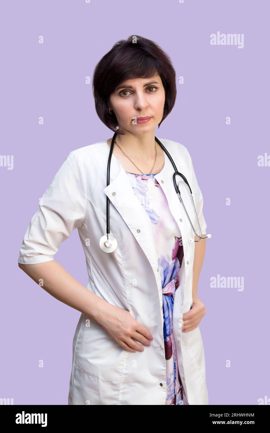 Doctor nurse stethoscope smiles on hi-res stock photography and images ...
