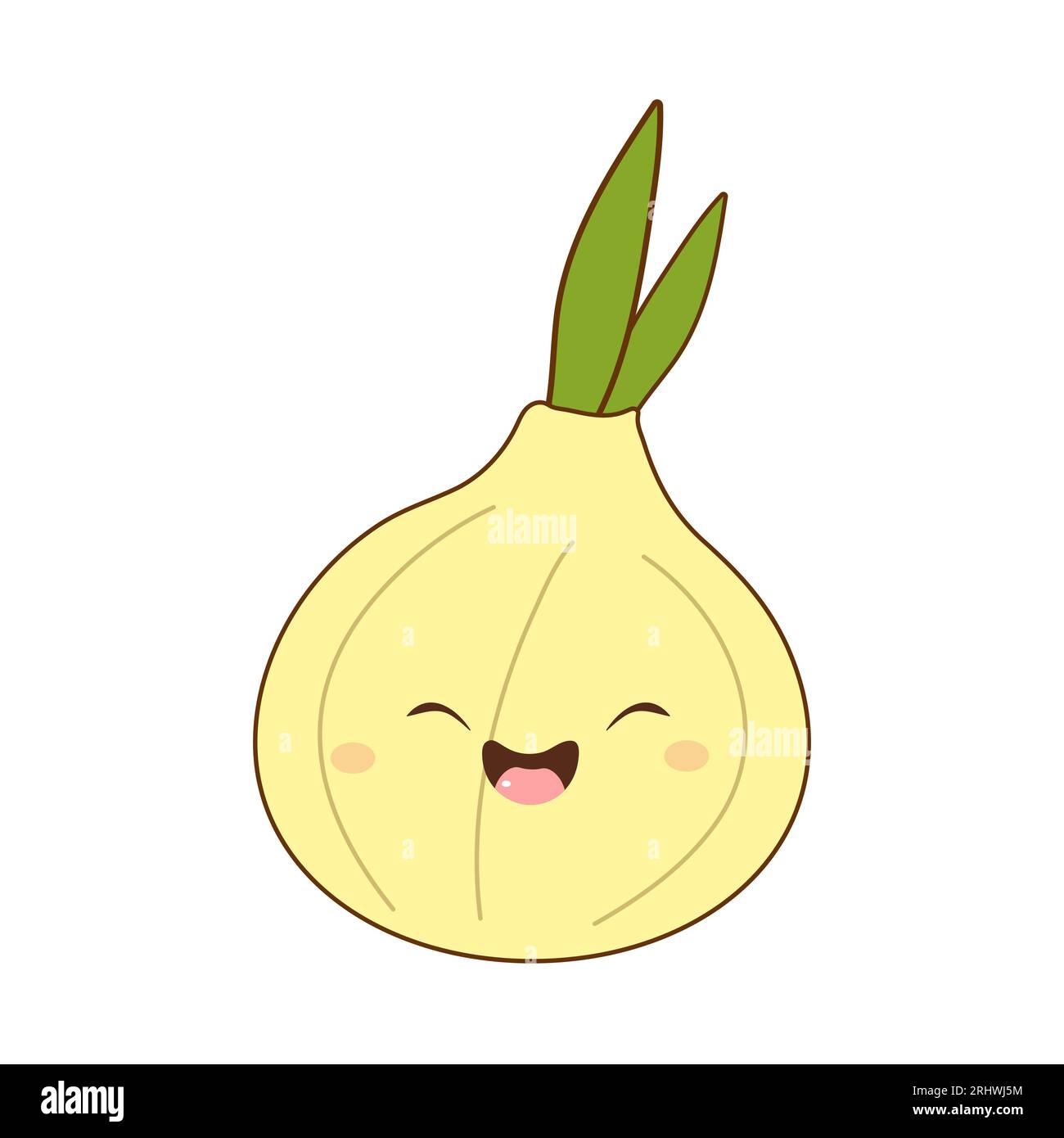 cute live with eyes onion on white isolated background vegan theme Stock Vector Image & Art Alamy