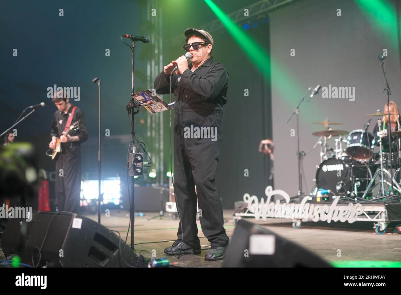 Glanusk Park, UK. Friday, 18 August, 2023.performing at the 2023 Green Man Festival in Glanusk Park, Brecon Beacons, Wales. Photo date: Friday, August 18, 2023. Photo credit should read: Richard Gray/Alamy Live News Stock Photo