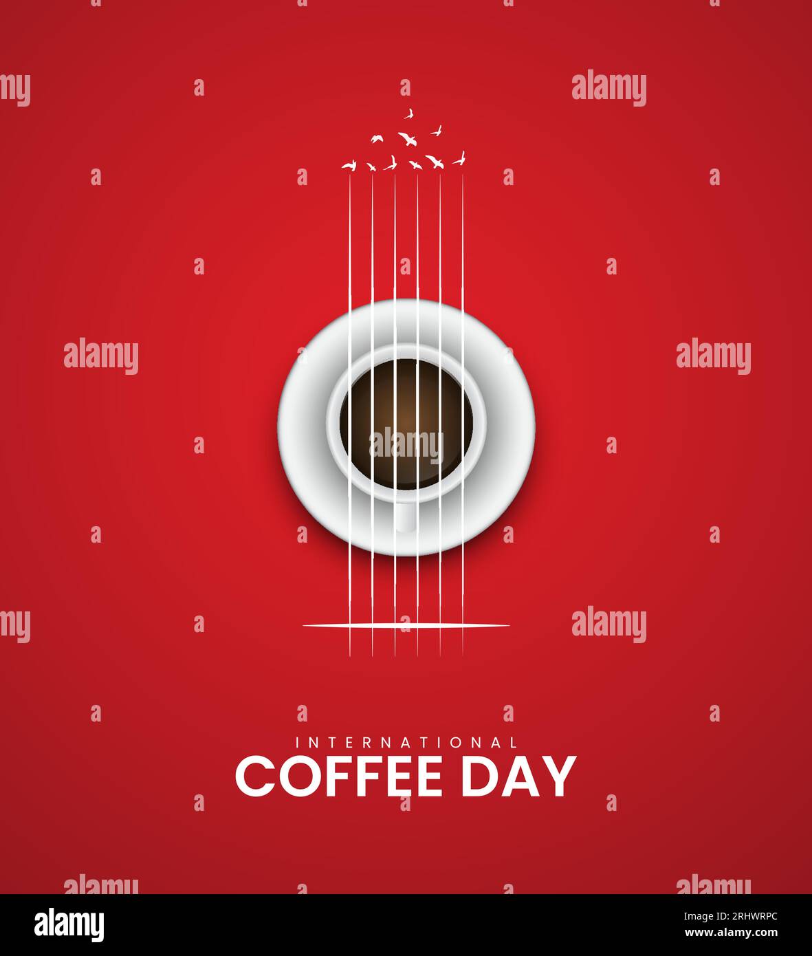 International Coffee Day Creative coffee ads. 3D illustration Stock Vector Image & Art Alamy