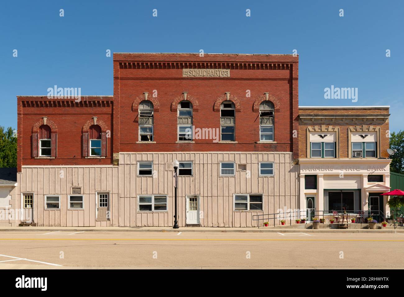 Ashton, Illinois United States August 16th, 2023 Downtown building