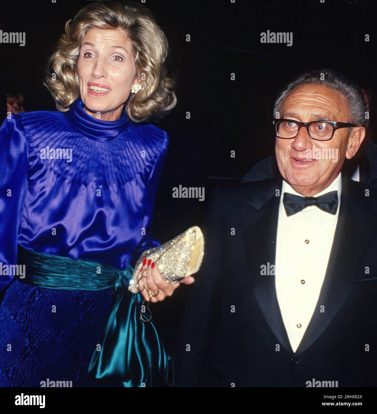 1988Henry Kissinger Nancy Kissinger John Barrett/PHOTOlink.net Stock Photo