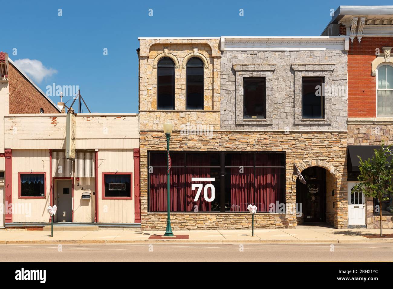 Sycamore, Illinois - United States - August 19th, 2023: Downtown ...