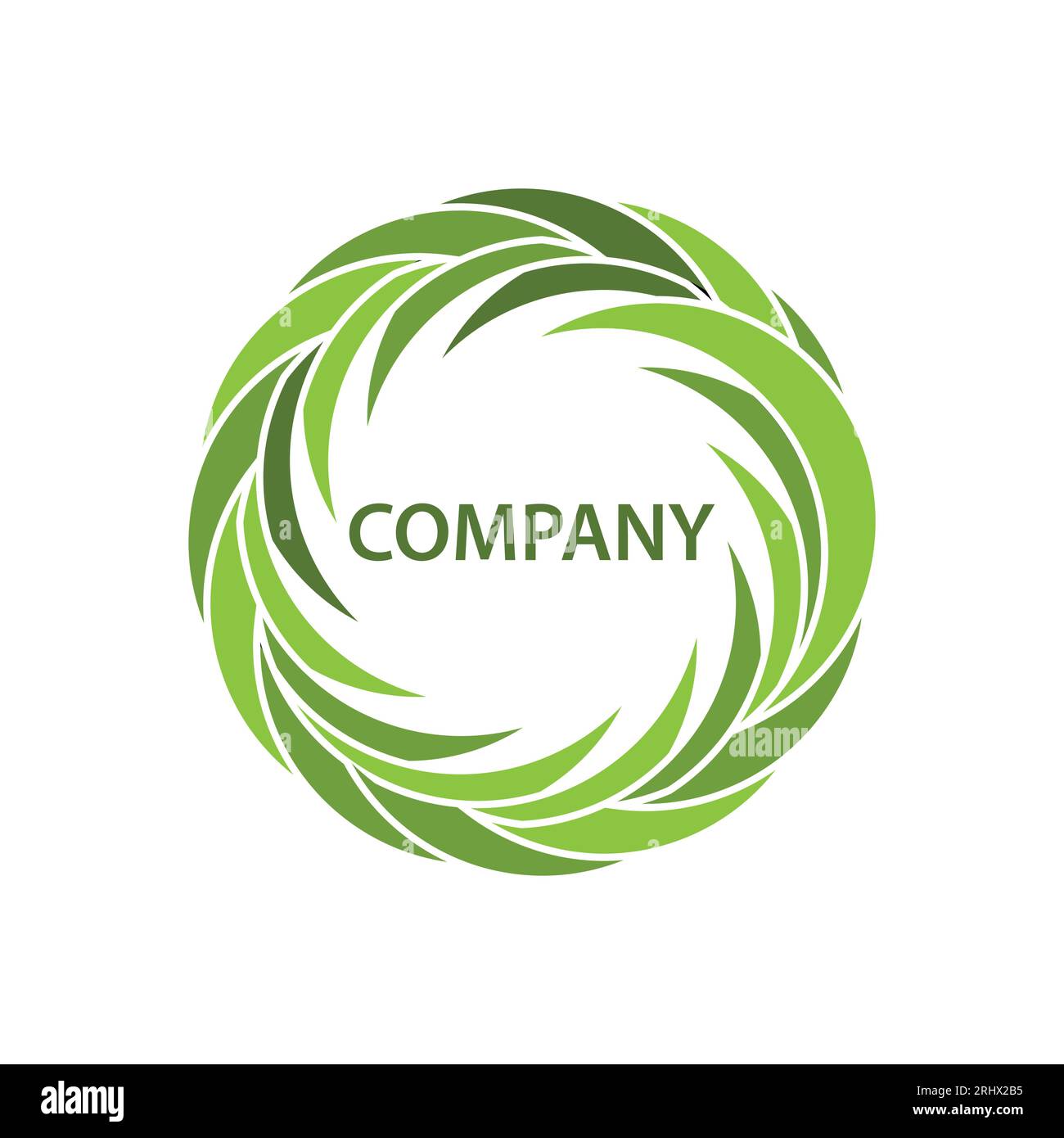 Green leaf ecology nature element. logo design vector illustration ...