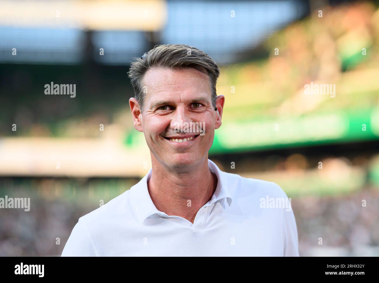 Tim BOROWSKI, former player, TV expert, soccer 1st Bundesliga, 1st matchday, SV Werder Bremen (HB) - FC Bayern Munich (M) 0: 4, on August 18th, 2023 in Bremen/Germany. #DFL regulations prohibit any use of photographs as image sequences and/or quasi-video # Stock Photo