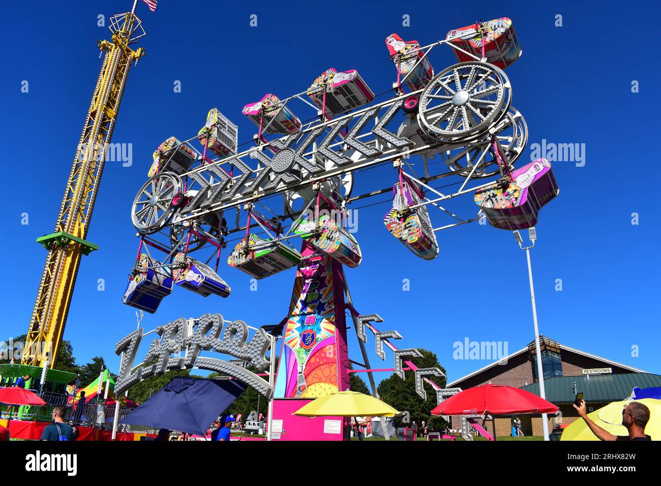 Des Moines, Iowa, USA - August 12, 2023: Iowa State Fair 2023 Stock ...