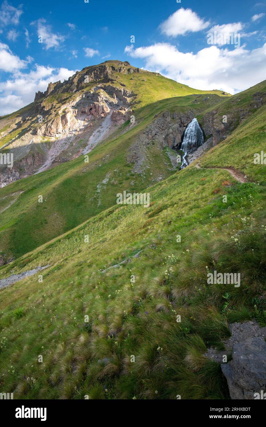Epic waterfall in summer forest hi-res stock photography and images - Alamy