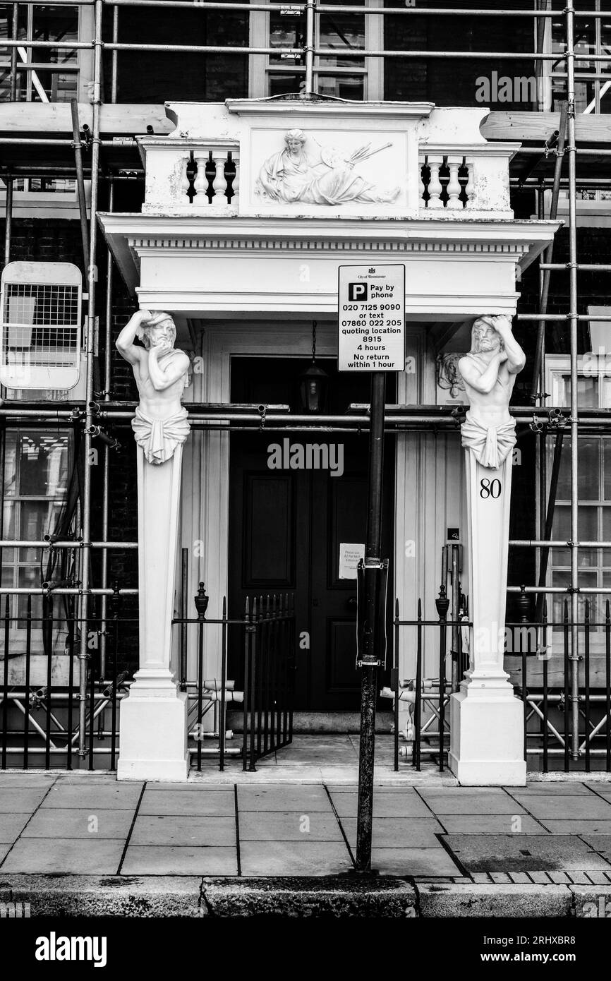 Telamon atlas Black and White Stock Photos & Images - Alamy