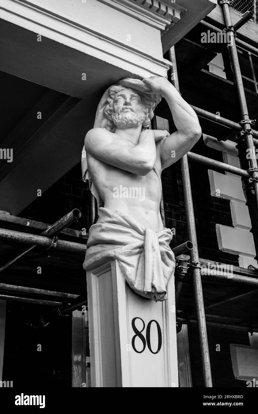 Telamon atlas Black and White Stock Photos & Images - Alamy