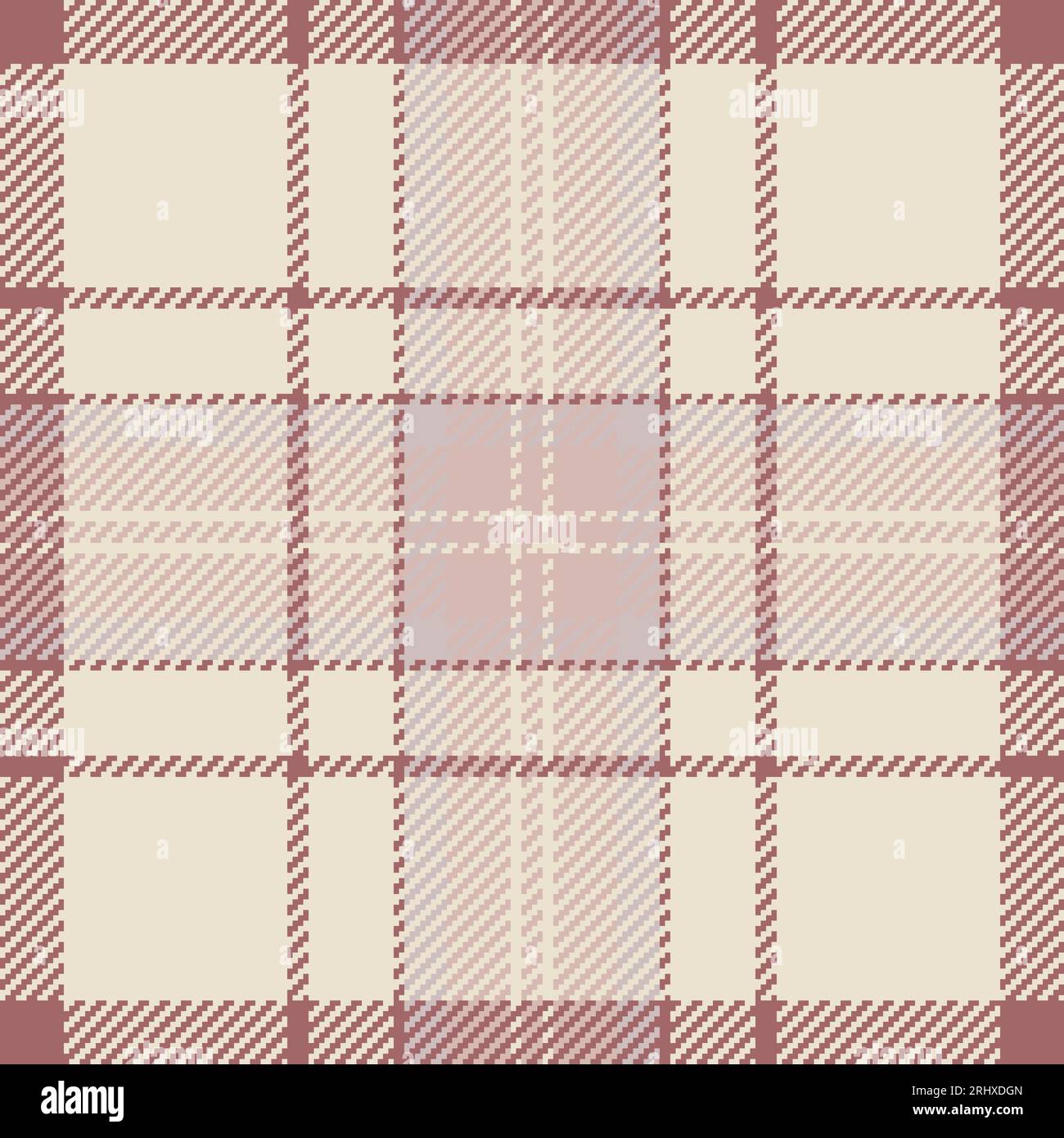 Pattern vector tartan of textile plaid background with a seamless check texture fabric in light and red colors. Stock Vector