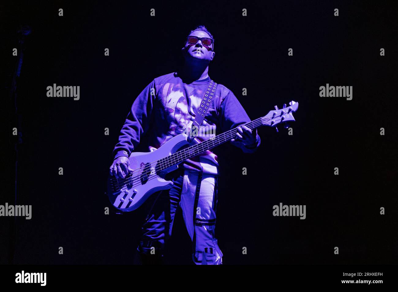 Avenged Sevenfold performing at Rogers Arena in Vancouver, BC, Canada