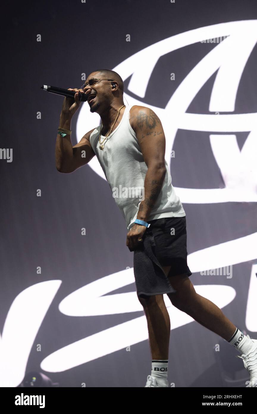 London, United Kingdom. 18th August 2023. WSTRN perform at All Points