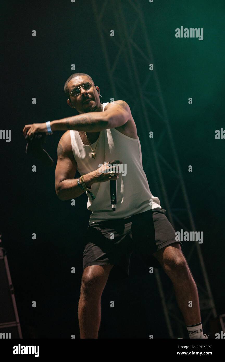 London, United Kingdom. 18th August 2023. WSTRN perform at All Points