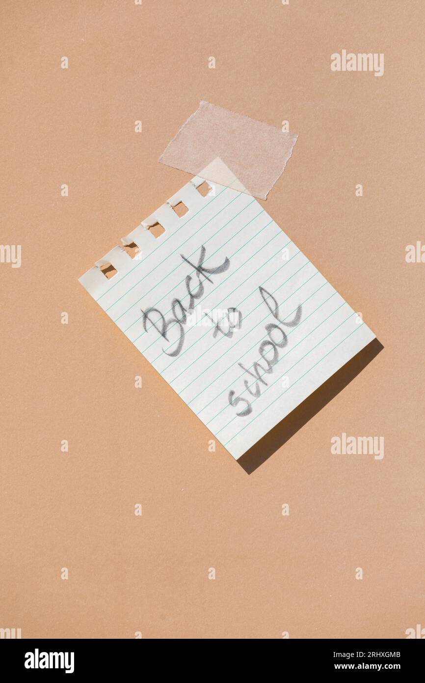 Spiral bound notebook page parallel lines holes on top and with pencil