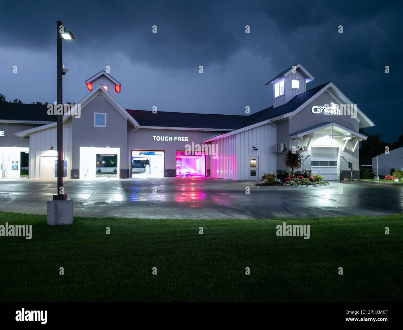 Whitesboro, New York Aug 4, 2023 View of Hoffman Car Wash Facility