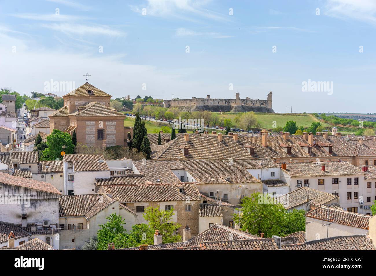 ancient houses, rustic Castilian design, scenic views of the town