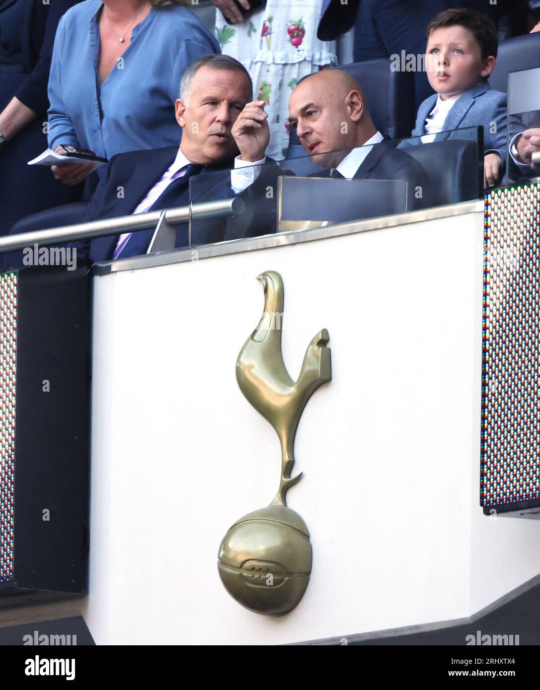 London, UK. 19th Aug, 2023. Daniel Levy at the Tottenham Hotspur v Manchester United EPL match, at the Tottenham Hotspur Stadium, London, UK on 19th August, 2023. Credit: Paul Marriott/Alamy Live News Stock Photo