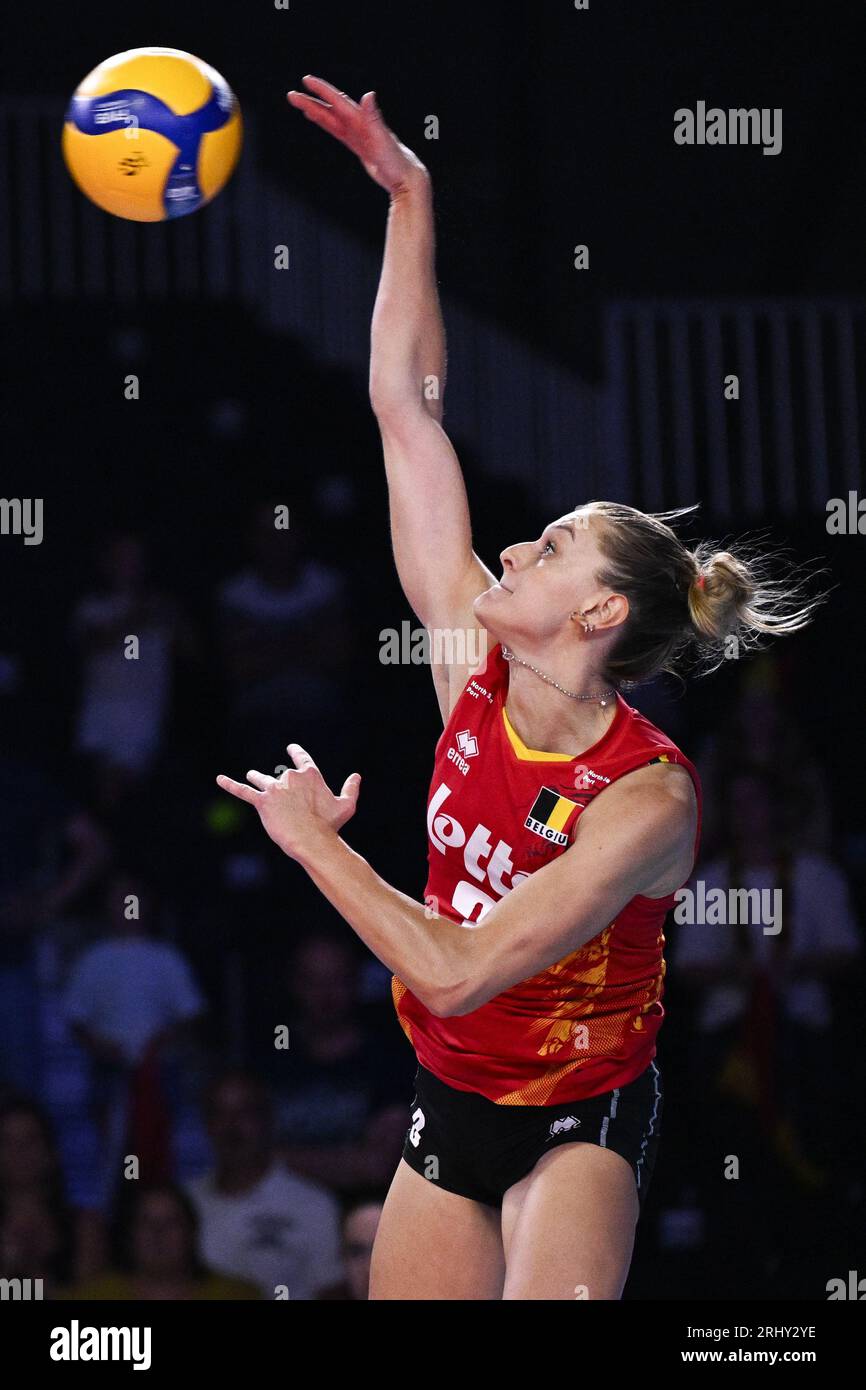 Gent, Belgium. 19th Aug, 2023. Belgium's Britt Herbots pictured in
